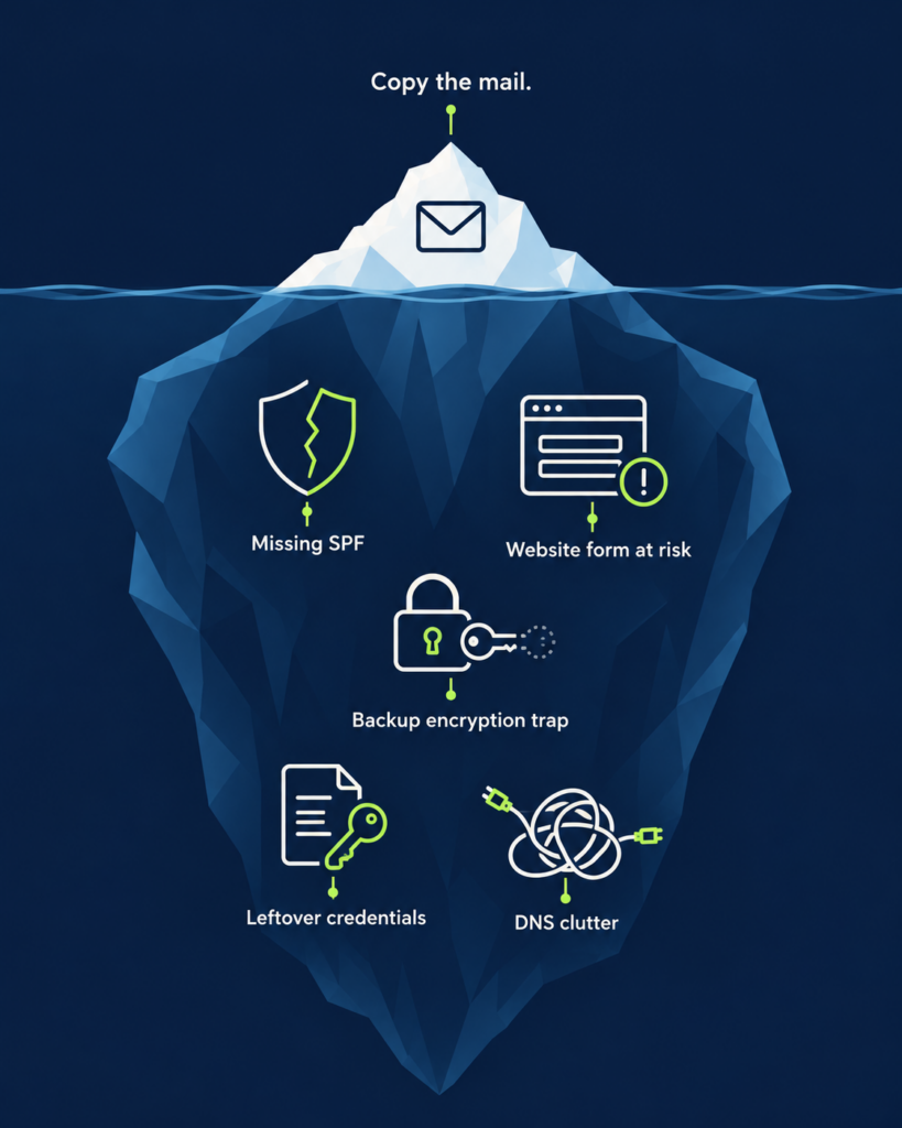 Hidden risks in an Amazon WorkMail migration beyond copying email